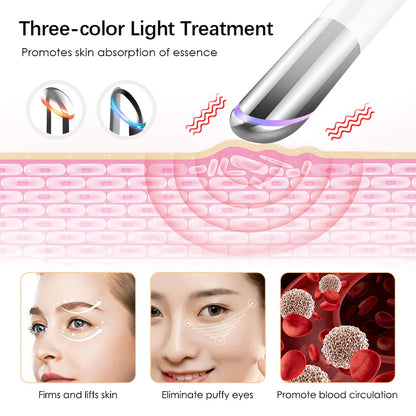 Microcurrent Eye Massager with Hot Compress