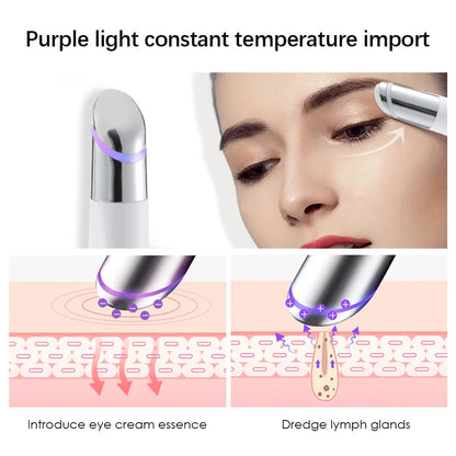 Microcurrent Eye Massager with Hot Compress
