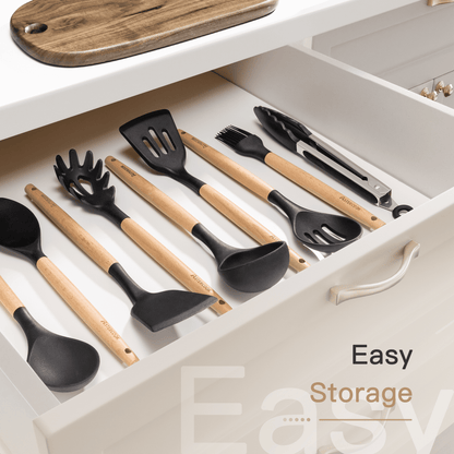 Astercook Silicone Cooking Utensils Set