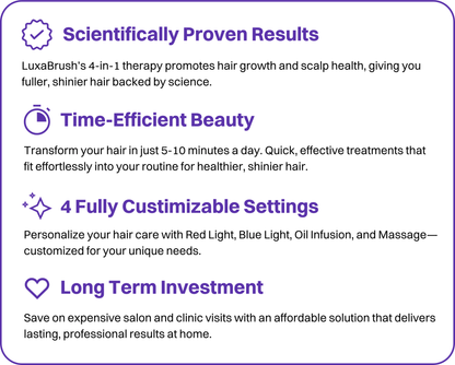 LuxaBrush - 4 in 1 Brush.