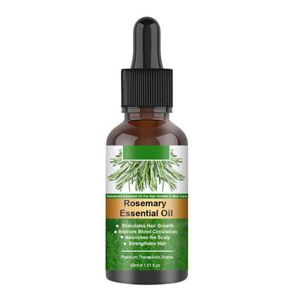 Rosemary Essentiall Oil Hair Growth Products Organic Hair Products Scalp Hair Strengthening Oil For Nourish Shiny Hair Healthy.
